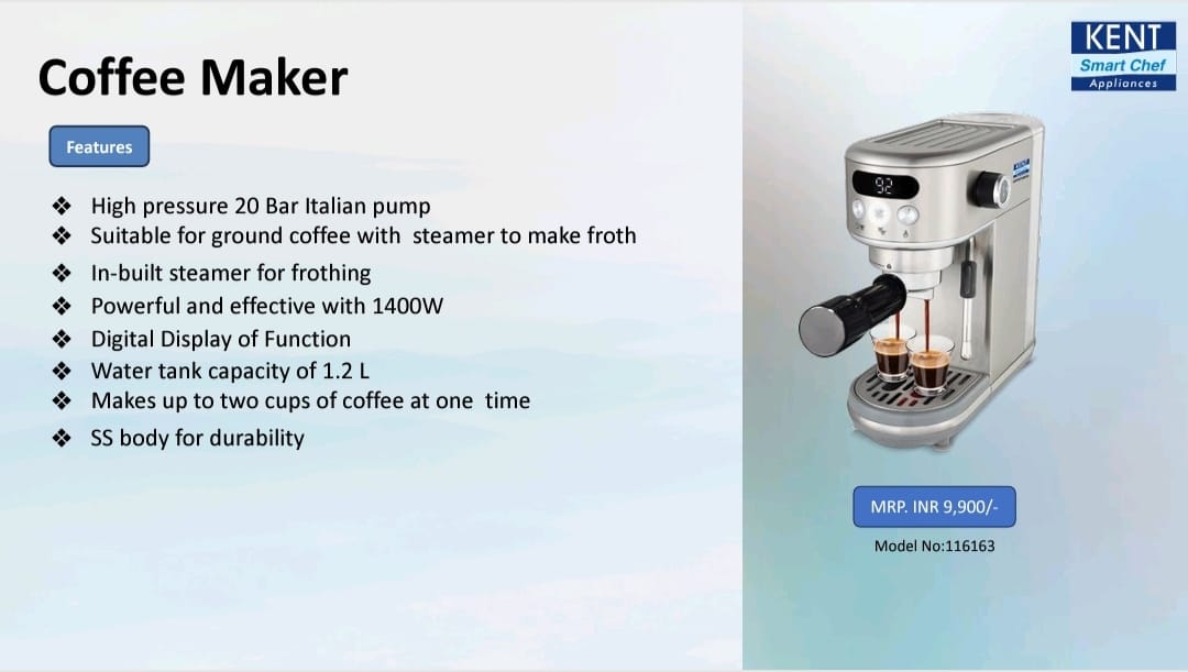 kent coffee maker